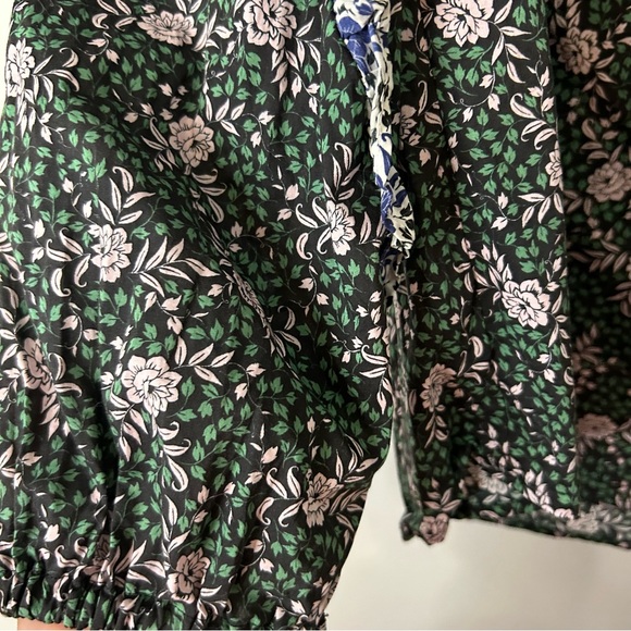 J. Crew x Liberty Fabric Ruffle Sleeve Blouse in Mixed Franklyn® Floral - Picture 4 of 8